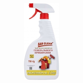 Средство чистяще-моющее San Clean Prof Line для генеральной уборки, 750 г - Pampik