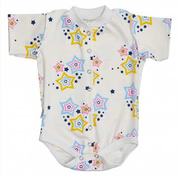 Боді-футболка Twins, інтерлок, р.68, print, білий з принтом (W-112-TB-К68-20) - Pampik - 2