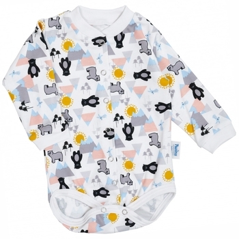 Боді Twins, інтерлок, р.52, print, білий з принтом (W-110-TB-D52-20) - Pampik - 3