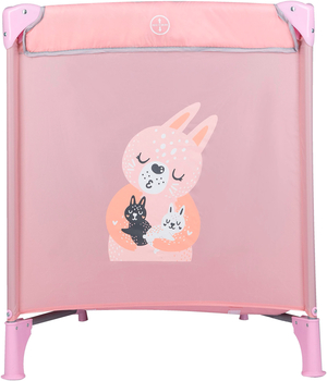 Кровать-манеж FreeON Travel Love Pink, розовый (44312) - Pampik - 2