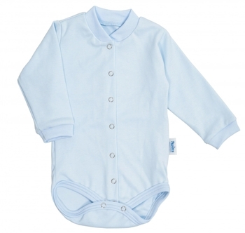 Боди Twins, интерлок, р.52, blue, голубой (W-110-TB-D52-04) - Pampik