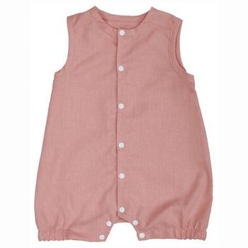 Пісочник Twins Linen, льон, р.68, powder pink, пудровий (W-104-PTL68-24) - Pampik