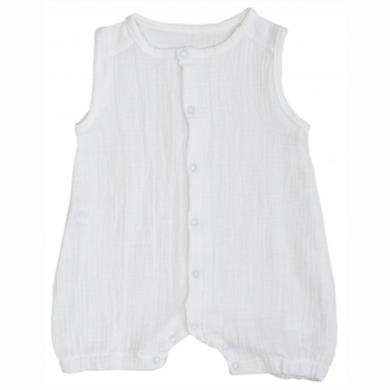 Пісочник Twins, муслін, р.74, white, білий (W-103-PTМ74-01) - Pampik