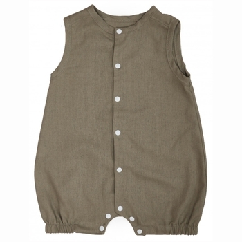 Пісочник Twins Linen, льон, р.62, beige, бежевий (W-104-PTL62-02) - Pampik