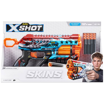Швидкострільний бластер Zuru X-Shot Skins Griefer Apocalypse, 12 патронів (36561E) - Pampik - 10