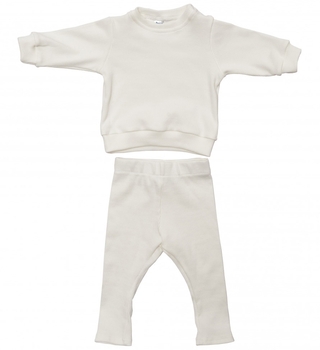 Лонгслів Twins Ego, кашкорсе, р.74, ecru, світло-бежевий (W-210-LTE74-202) - Pampik - 4