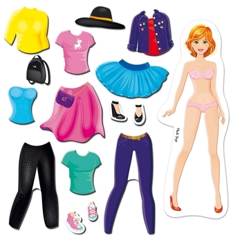 Магнитная игра Vladi Toys Everyday look, в папке, укр. язык (VT3204-31) - Pampik - 2