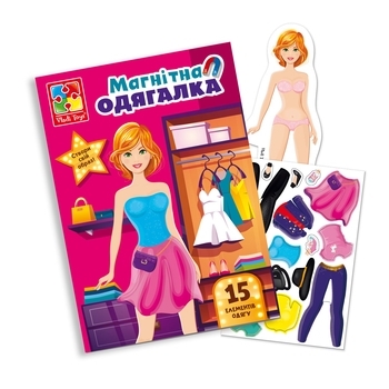 Магнитная игра Vladi Toys Everyday look, в папке, укр. язык (VT3204-31) - Pampik