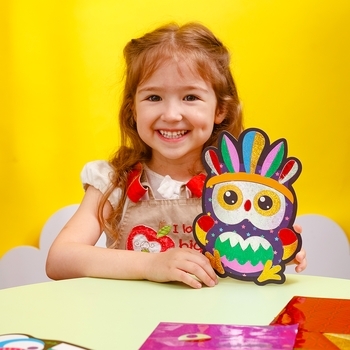 Набір для творчості Vladi Toys Foil Craft Пташки, українська мова (VT4433-12) - Pampik - 5