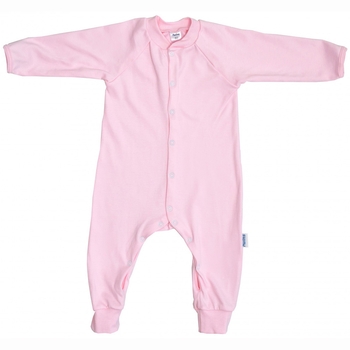 Комбінезон-чоловічок Twins, інтерлок, р.80, pink, рожевий (W-111-TК-80-08) - Pampik