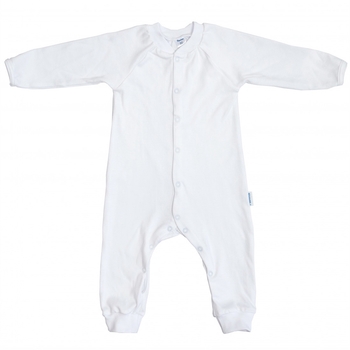 Комбинезон-человечек Twins, интерлок, р.80, white, белый (W-111-TК-80-01) - Pampik