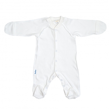 Комбінезон-чоловічок Twins, інтерлок, р.52, ecru, світло-бежевий (W-111-TК-52-202) - Pampik