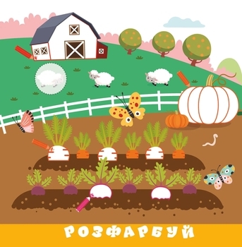 Ферма. Наклей, Розфарбуй, Розумна малеча 3+ - Pampik - 2