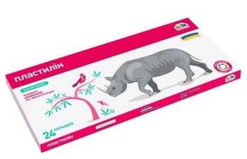 Пластилін ГАММА'UA "Захоплення" 24 кольори (200316) - Pampik