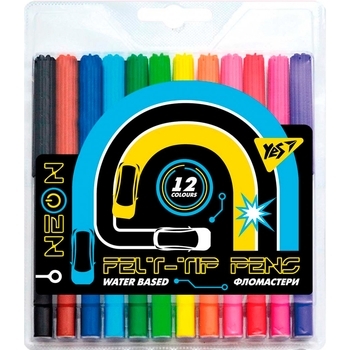 Фломастери Yes Ultrex, 12 шт. (650481) - Pampik