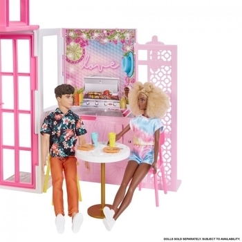 Портативний будиночок Barbie 2-поверховий (HCD47) - Pampik - 3