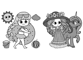 Водяні розмальовки із секретом. Найкраща подружка - Pampik - 3