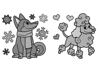 Водяні розмальовки із секретом. Песик (F00027551) - Pampik - 2