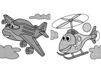 Водяні розмальовки із секретом. Літачок - Pampik - 3