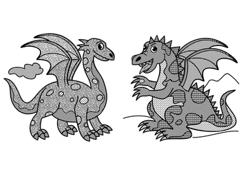 Водяні розмальовки із секретом. Дракончик (F00027547) - Pampik - 2