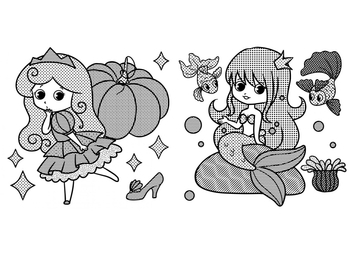 Водяні розмальовки із секретом. Русалонька - Pampik - 3