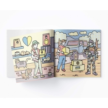 Патріотичні водяні розмальовки із секретом. Волонтери - Pampik - 4