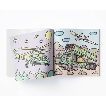 Патріотичні водяні розмальовки. Військова техніка - Pampik - 4