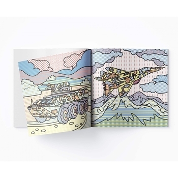 Патріотичні водяні розмальовки із секретом. Військова техніка - Pampik - 4