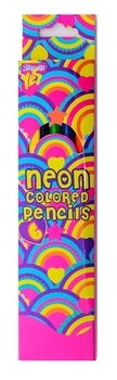 Олівці кольорові Yes Неонові, 6 шт (5060487838898) - Pampik
