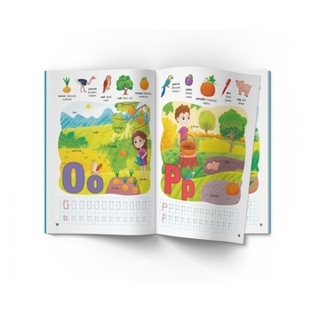 Школа сучасного чомусика. English ABC, 128 розвиваючих наліпок (F00029943) - Pampik - 5