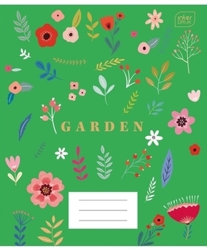 Набор тетрадей Interdruk Premium Botanique 2, клетка, 60 листов, 4 шт. (298935-4) - Pampik - 2