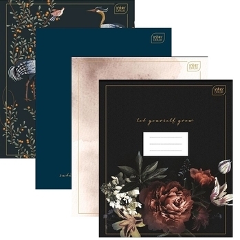 Набор тетрадей Interdruk Premium Paradise, клетка, 48 листов, 4 шт. (298805-4) - Pampik