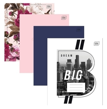 Набір зошитів Interdruk Premium Elegant, в лінію, 24 аркушів, 8 шт. (298768-8) - Pampik