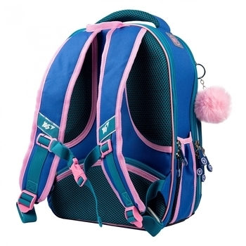 Рюкзак каркасний YES S-78 Dandelion Cats для дівчаток, 39х29х15 см, синій (559376) - Pampik - 3