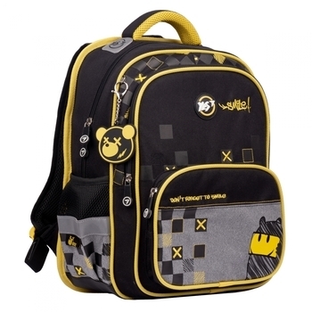 Рюкзак YES S-72 Don't foget to smile для хлопчиків, 38х30х15 см, чорний (554124) - Pampik