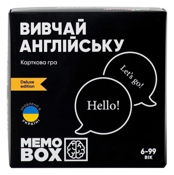 Настольная игра JoyBand MemoBox Delux Изучай английский (MBD104) (4820246770262) - Pampik
