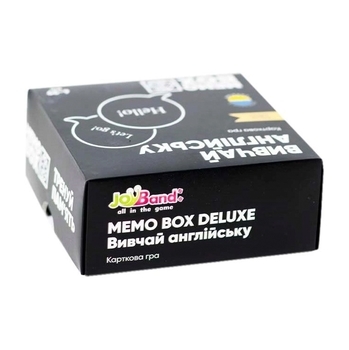 Настольная игра JoyBand MemoBox Delux Изучай английский (MBD104) (4820246770262) - Pampik - 2