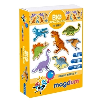 Магнітний набір Magdum Magnetic set Big dinosaurs (ML4031-06 EN) - Pampik