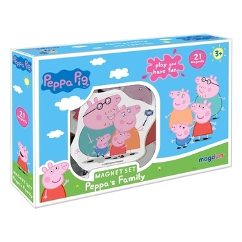 Набор магнитов Magdum Свинка Пеппа Семья Пеппы (МЕ 5031-04) - Pampik