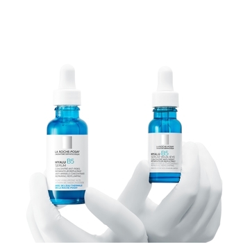 Дерматологічна сироватка La Roche-Posay Hyalu B5 Eye Serum для корекції зморшок та відновлення пружності чутливої ​​шкіри навколо очей, 15 мл. - Pampik - 3
