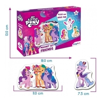 Набор магнитов Magdum My Little Pony Дружба (ME 5031-22) - Pampik - 4