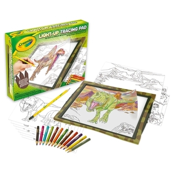 Игровая панель для творчества с подсветкой Crayola Динозавры (71662074975) - Pampik