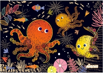 Набір для творчості Avenir скретч-арт Життя в океані, 2 рівень (CH211792) - Pampik - 2