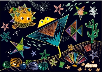 Набір для творчості Avenir скретч-арт Життя в океані, 2 рівень (CH211792) - Pampik - 7