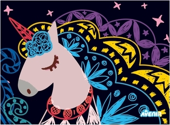 Набір для творчості Avenir скретч-арт Чарівні єдиноріжки, 4 аркуші (CH221571) - Pampik - 5