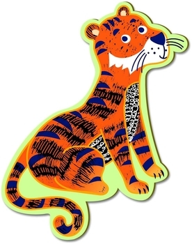 Набір для творчості 2в1 Avenir скретч-арт та гра-рибалка, Тварини джунглів (CH211788) - Pampik - 8