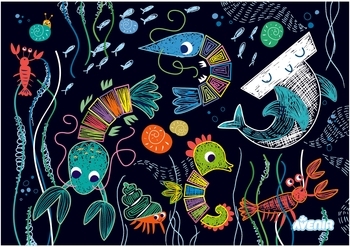 Набір для творчості Avenir скретч-арт Життя в океані, 2 рівень (CH211792) - Pampik - 5