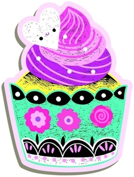 Набір для творчості 2в1 Avenir скретч-арт та гра-рибалка, Смачні десерти (CH211789) - Pampik - 4