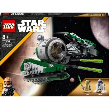 Конструктор LEGO Star Wars Джедайський винищувач Йоди, 253 деталей (75360) - Pampik