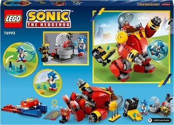 Конструктор LEGO Sonic the Hedgehog Соник проти смертельного робота-яйця доктора Егмана, 615 деталей (76993) - Pampik - 3
